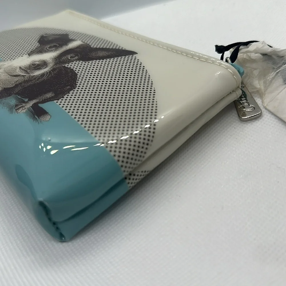 Catseye London Jack Russell Terrier Small Makeup Bag - New with Tag - Minor Flaw